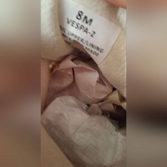 Sincerely Jules VESPA Women’s High Top Lug Sole Platform Sneakers Natural Slu145 - Picture 6 of 6